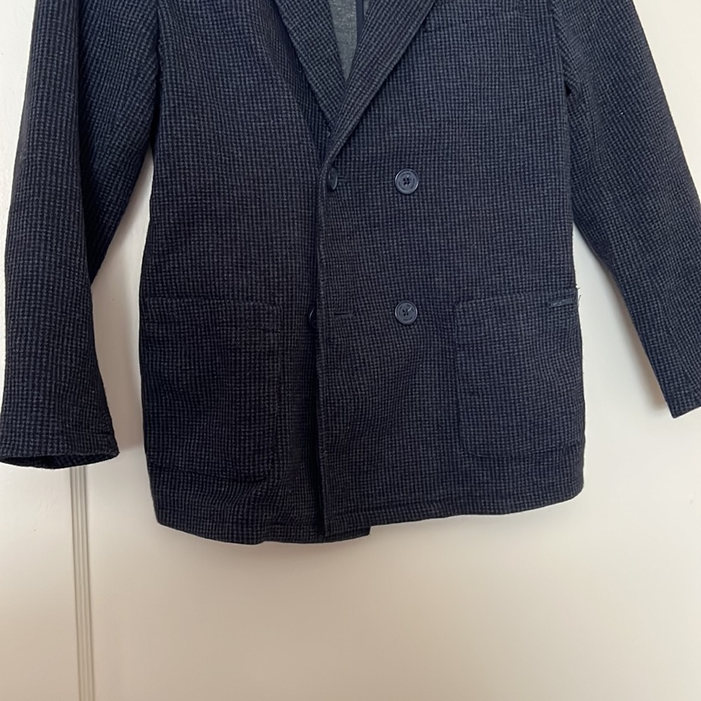 Zara kids black and gray blazer size / 9 - Picture 3 of 7